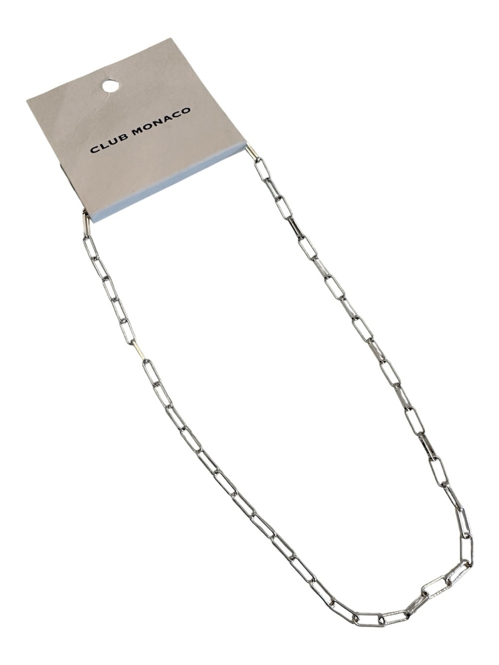 NWT | Club Monaco | Argent Silver Short Link Necklace
